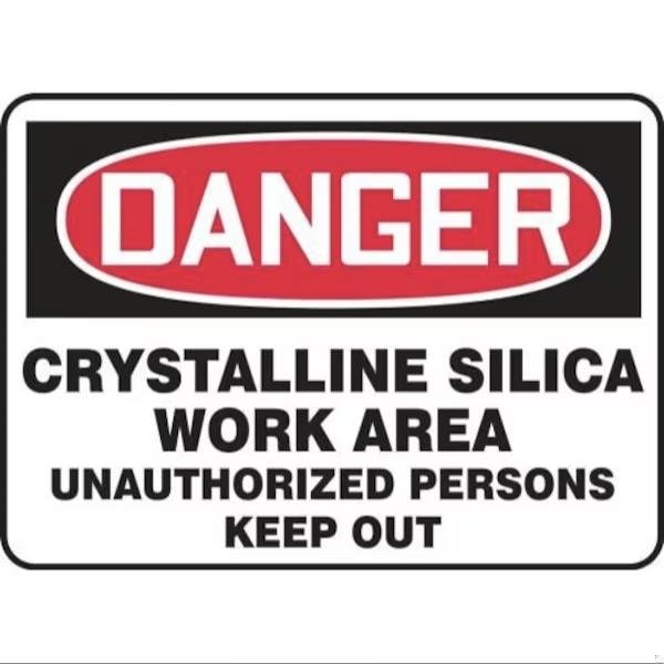 Accuform OSHA DANGER SAFETY SIGN CRYSTALLINE MCHG143VA MCHG143VA - main